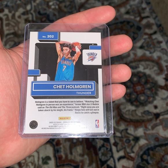 Chet Holmgren Rookie Card - Picture 2 of 5